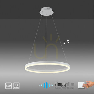 TITUS Pendant Lamp 2382-16 White 1xLED small 11