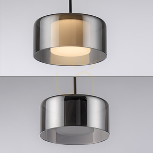 Paul Neuhaus RIKA 2112-18 LED pendant light, black with smoked shade, 15 cm small 11