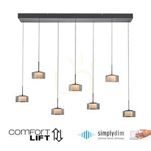 RIKA Pendant Lamp 2115-18 Black 7xLED 1 RIKA Pendant Lamp 2115-18 Black 7xLED small 1