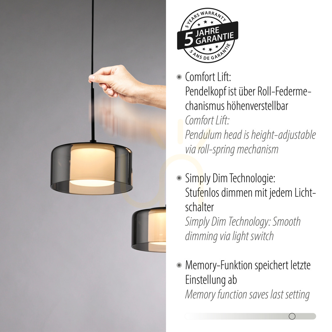 Show RIKA Pendant Lamp 2115-18 Black 7xLED RIKA Pendant Lamp 2115-18 Black 7xLED