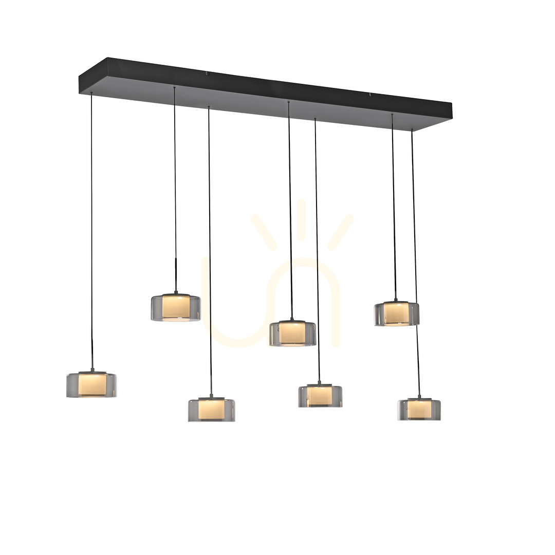 Preview RIKA Pendant Lamp 2115-18 Black 7xLED RIKA Pendant Lamp 2115-18 Black 7xLED