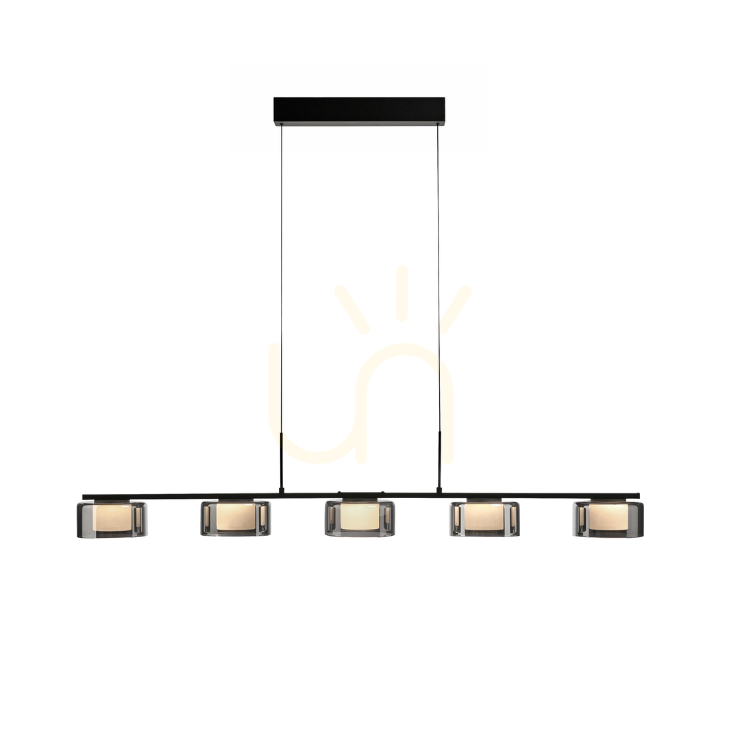 View RIKA Pendant Lamp 2116-18 Black 5xLED RIKA Pendant Lamp 2116-18 Black 5xLED