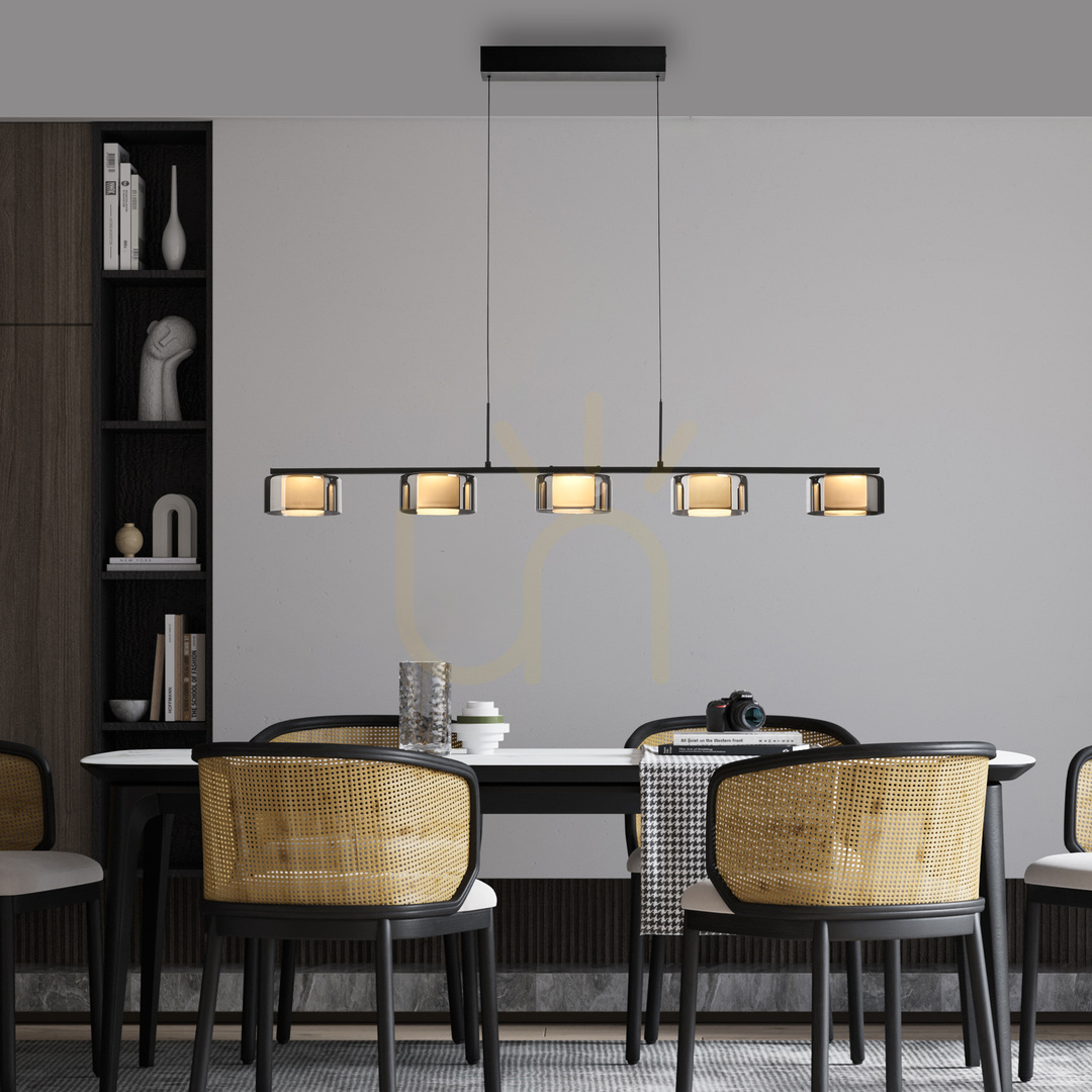 Preview RIKA Pendant Lamp 2116-18 Black 5xLED RIKA Pendant Lamp 2116-18 Black 5xLED