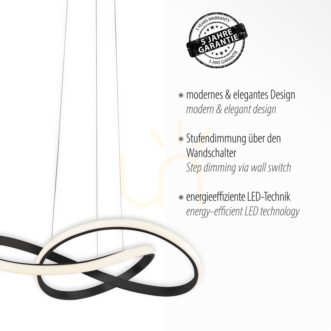 Display MARIA Pendant Lamp 15402-18 Black 1xLED MARIA Pendant Lamp 15402-18 Black 1xLED