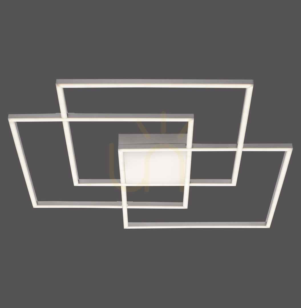 ASMIN Plafond 14713-55 Silver 4xLED