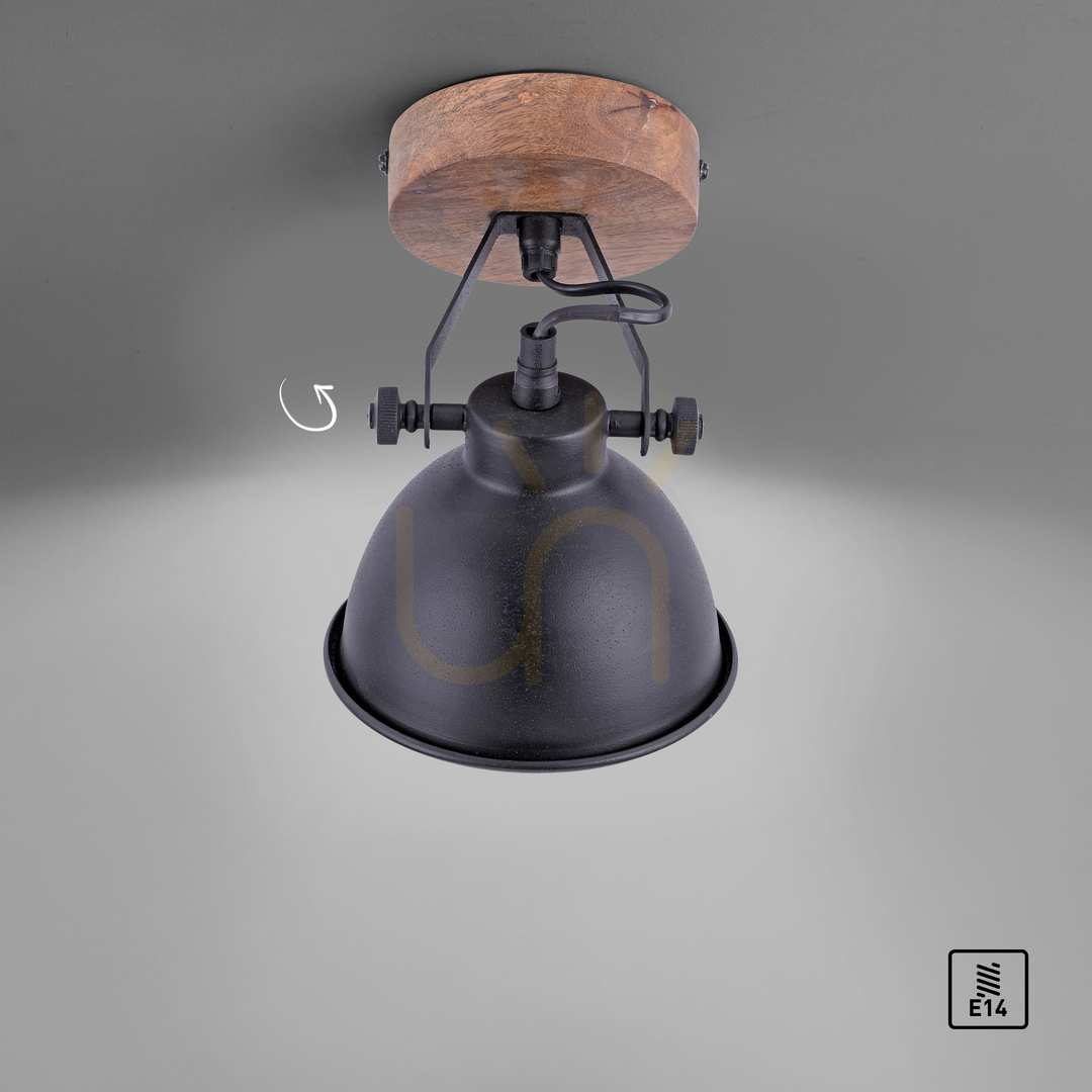 Show SAMIA Plafond 11981-18 Black 1xE14 SAMIA Plafond 11981-18 Black 1xE14