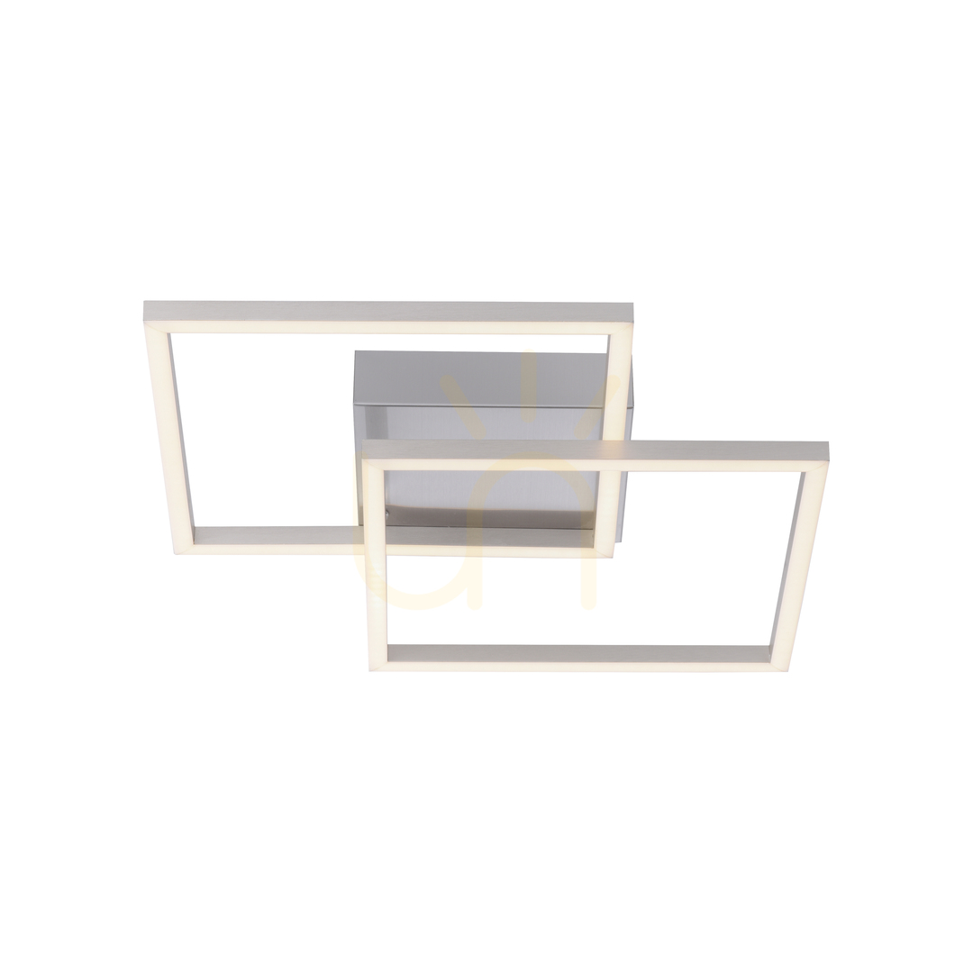 Show Plafond IVEN 14002-55 Silver 2xLED Plafond IVEN 14002-55 Silver 2xLED