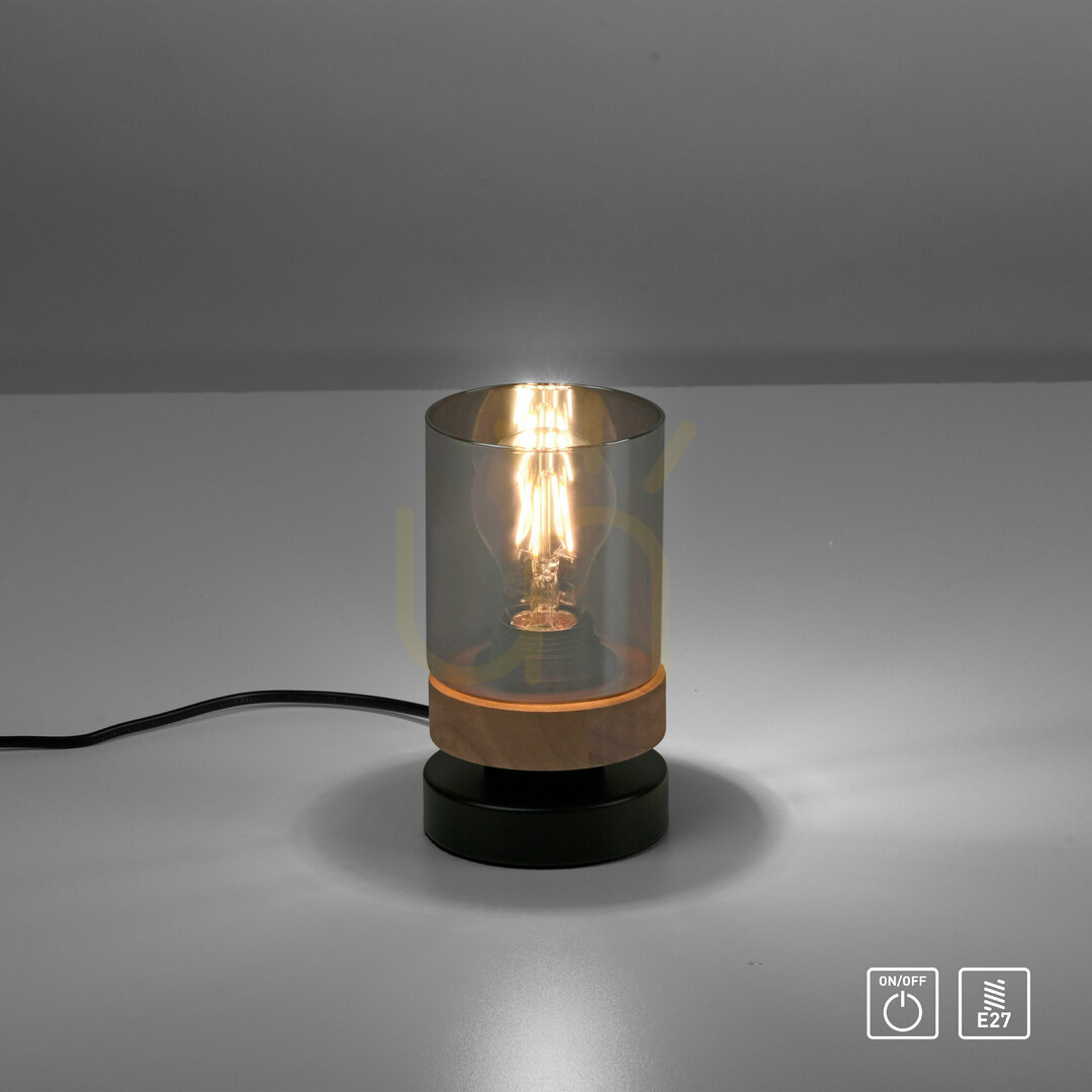 Check PASQUAL Table Lamp 11310-18 Black 1xE27 PASQUAL Table Lamp 11310-18 Black 1xE27