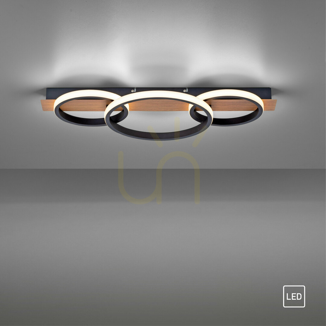 Check TROOPER Plafond 15616-78 Wood 1xLED TROOPER Plafond 15616-78 Wood 1xLED