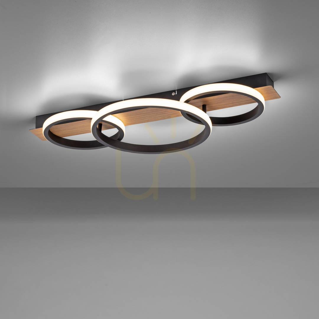 Show TROOPER Plafond 15616-78 Wood 1xLED TROOPER Plafond 15616-78 Wood 1xLED