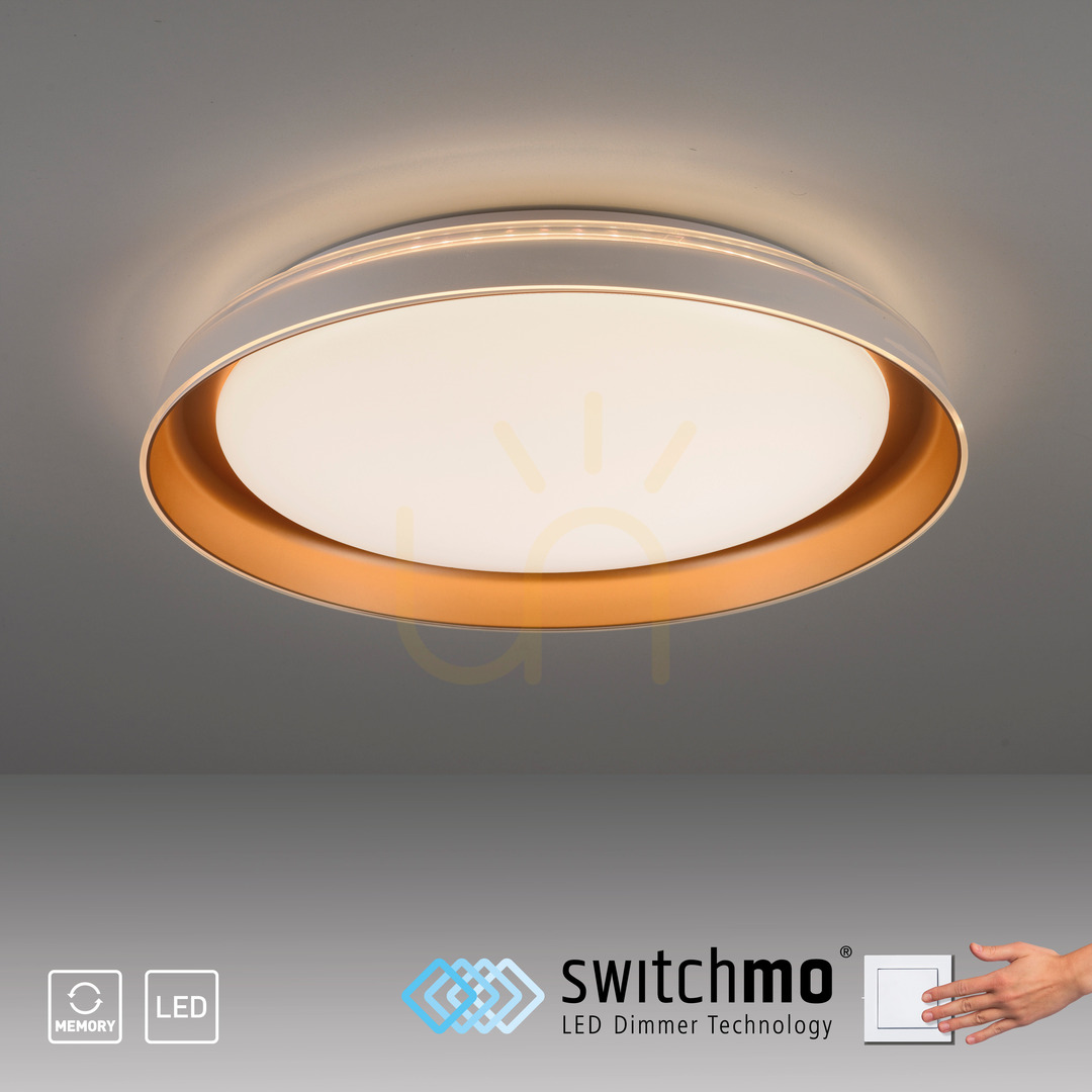View SATI Plafond 14368-60 Brass 1xLED SATI Plafond 14368-60 Brass 1xLED