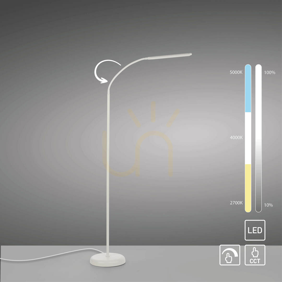 View ELLY Floor Lamp 11031-16 White 1xLED ELLY Floor Lamp 11031-16 White 1xLED