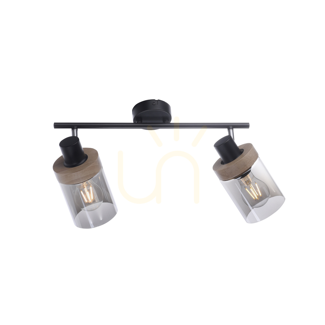 Display PASQUAL wall lamp 11312-18 Black 2xE27 PASQUAL wall lamp 11312-18 Black 2xE27