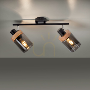 PASQUAL wall lamp 11312-18 Black 2xE27 4 PASQUAL wall lamp 11312-18 Black 2xE27 small 4