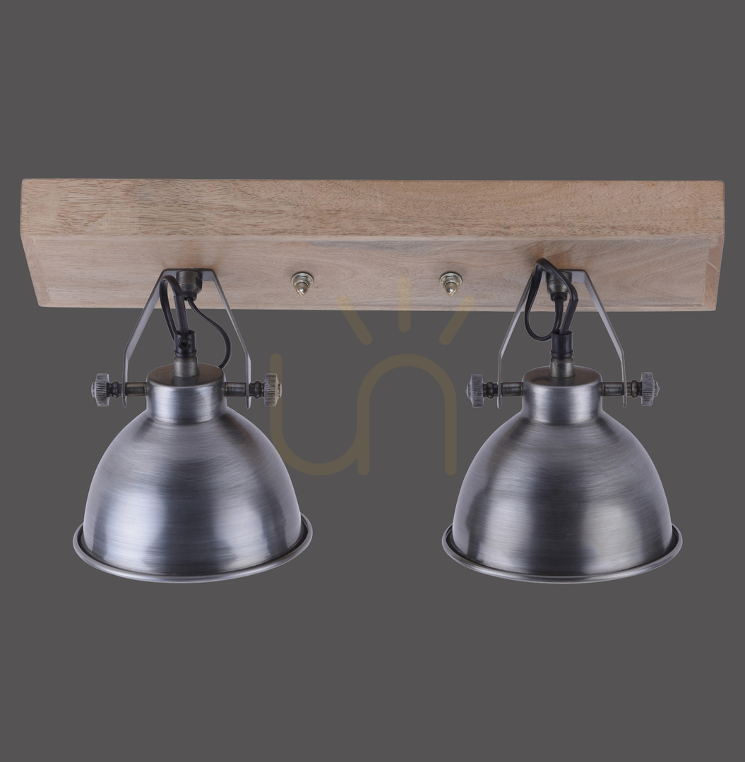 Plafond SAMIA 11982-77 Silver 2xE14