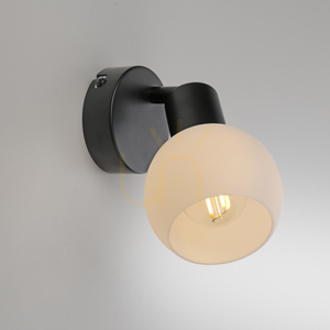Wall lamp LOKI 12150-18 Black 1xE14 small 9