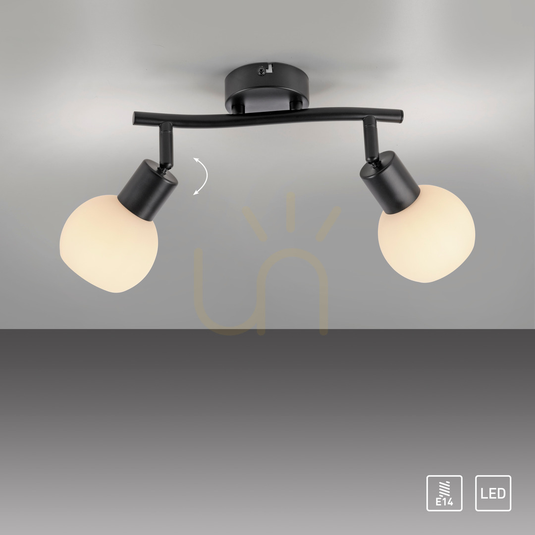 Preview Plafond LOKI 12151-18 Black 2xE14 Plafond LOKI 12151-18 Black 2xE14