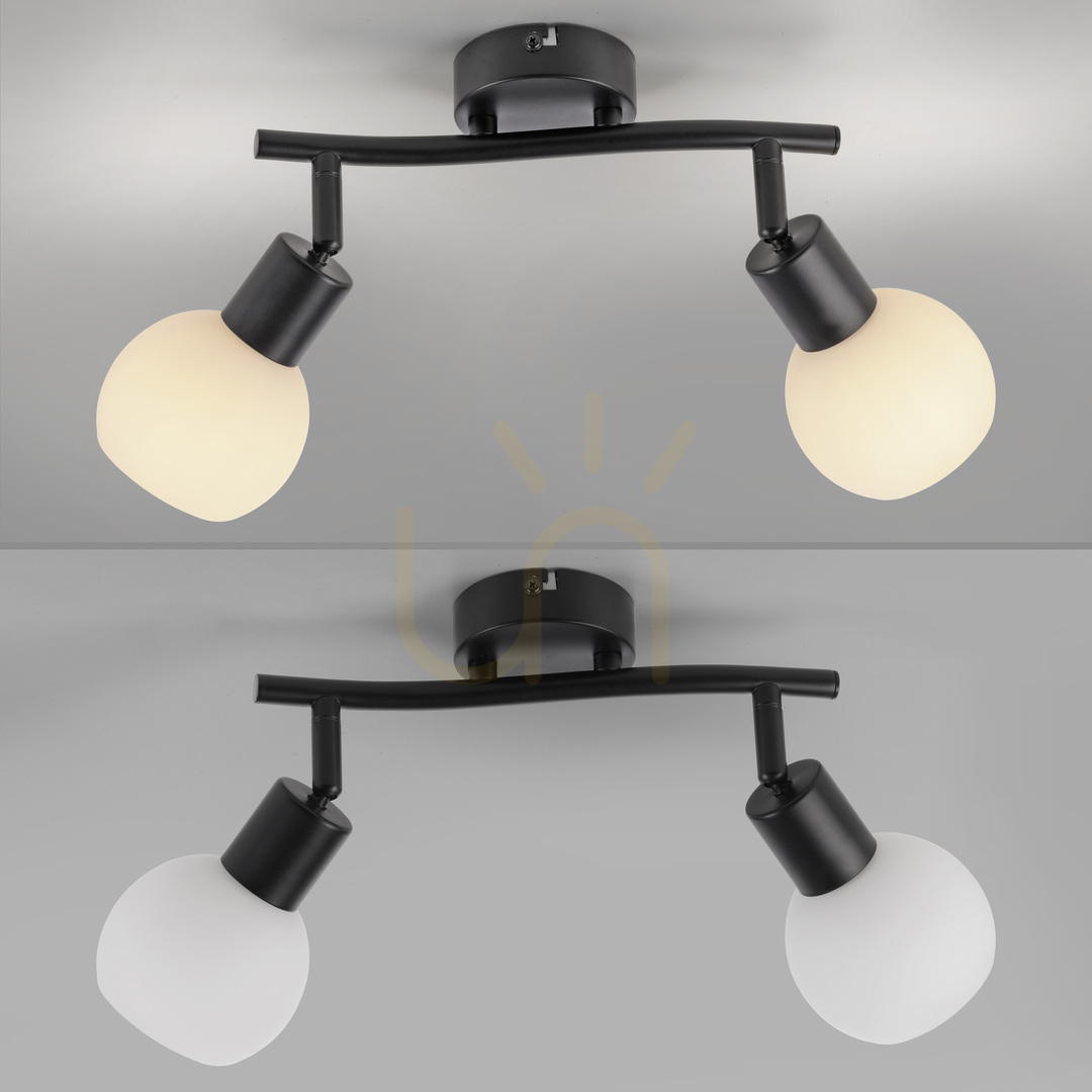 Show Plafond LOKI 12151-18 Black 2xE14 Plafond LOKI 12151-18 Black 2xE14