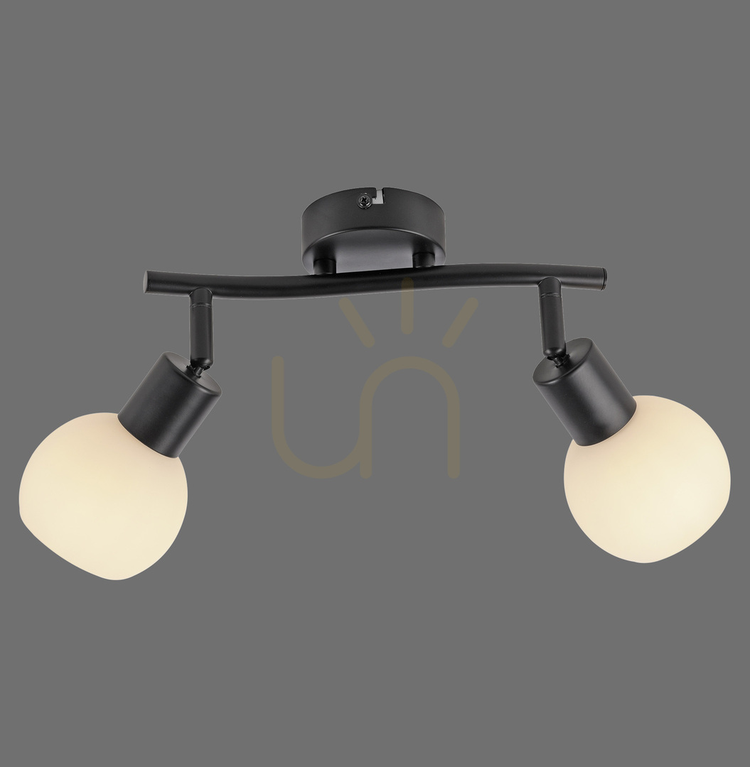Plafond LOKI 12151-18 Black 2xE14