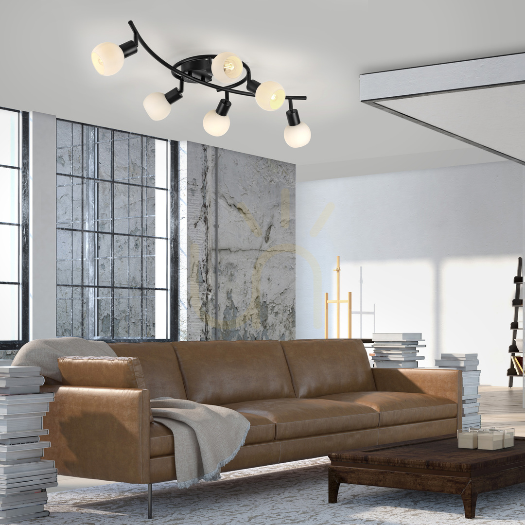 Preview Plafond LOKI 12155-18 Black 6xE14 Plafond LOKI 12155-18 Black 6xE14
