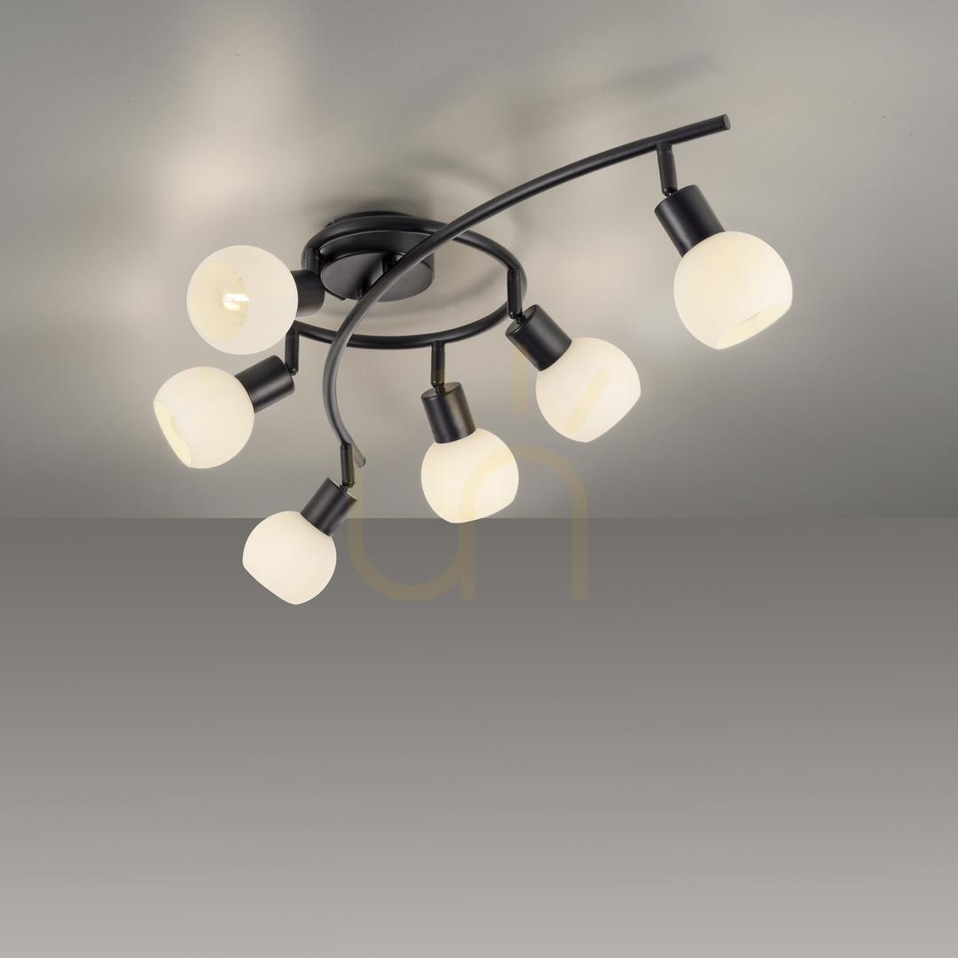 Check Plafond LOKI 12155-18 Black 6xE14 Plafond LOKI 12155-18 Black 6xE14