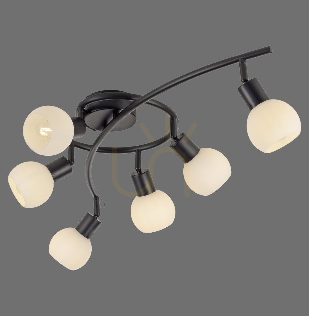 Check Plafond LOKI 12155-18 Black 6xE14 Plafond LOKI 12155-18 Black 6xE14
