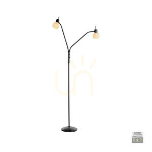 LOKI Floor Lamp 12158-18 Black 2xE14 1 LOKI Floor Lamp 12158-18 Black 2xE14 small 1