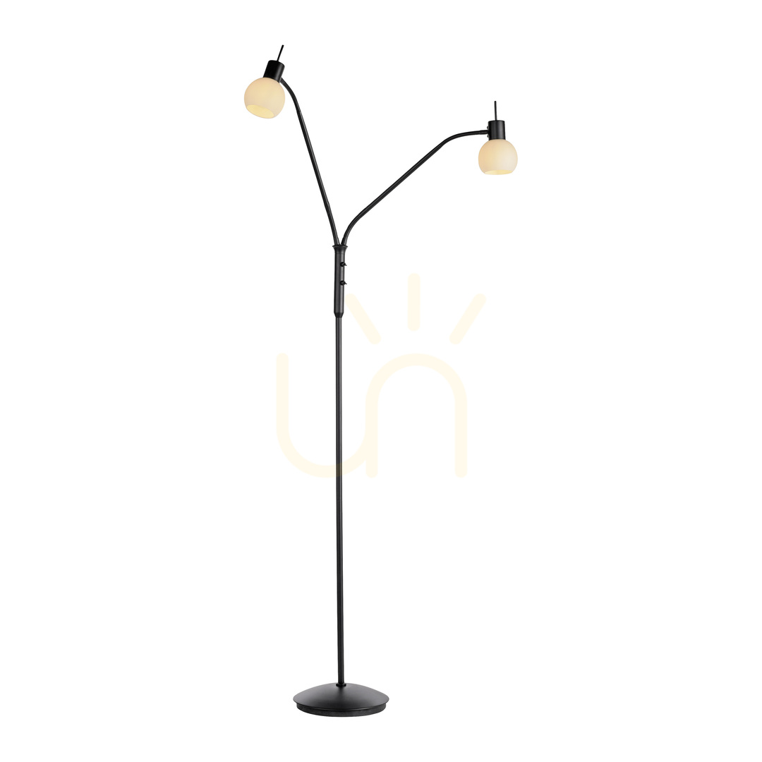Check LOKI Floor Lamp 12158-18 Black 2xE14 LOKI Floor Lamp 12158-18 Black 2xE14