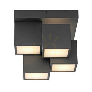 TETRIS Ceiling Light 14114-18 Black 4xLED small 1