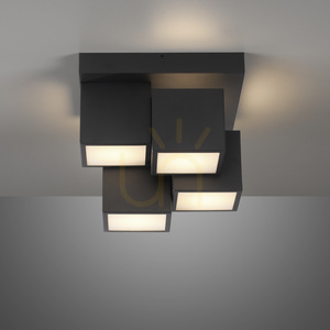 TETRIS Ceiling Light 14114-18 Black 4xLED small 10