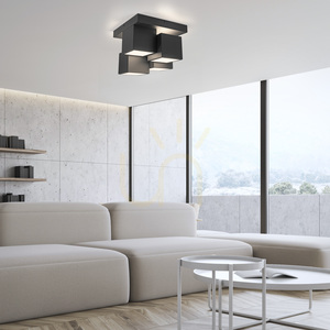 TETRIS Ceiling Light 14114-18 Black 4xLED small 2