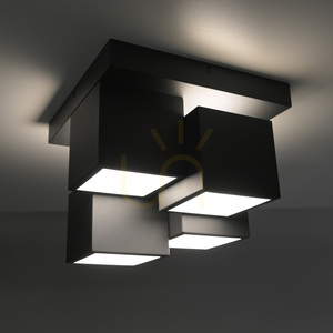 TETRIS Ceiling Light 14114-18 Black 4xLED small 9