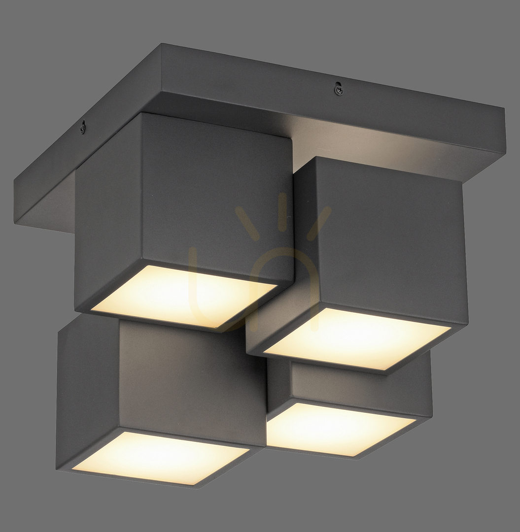 TETRIS Plafond 14114-18 Black 4xLED