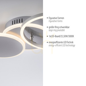 SEVENT Plafond 14116-55 Silver 1xLED 3 SEVENT Plafond 14116-55 Silver 1xLED small 3
