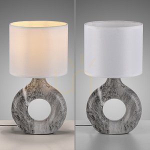 CARARA Table Lamp 14193-15 Grey 1xE27 small 13