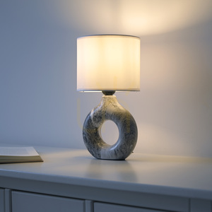CARARA Table Lamp 14193-15 Grey 1xE27 small 2