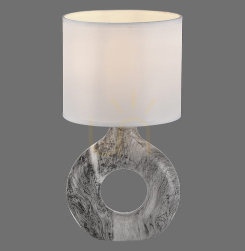 Check CARARA Table Lamp 14193-15 Grey 1xE27