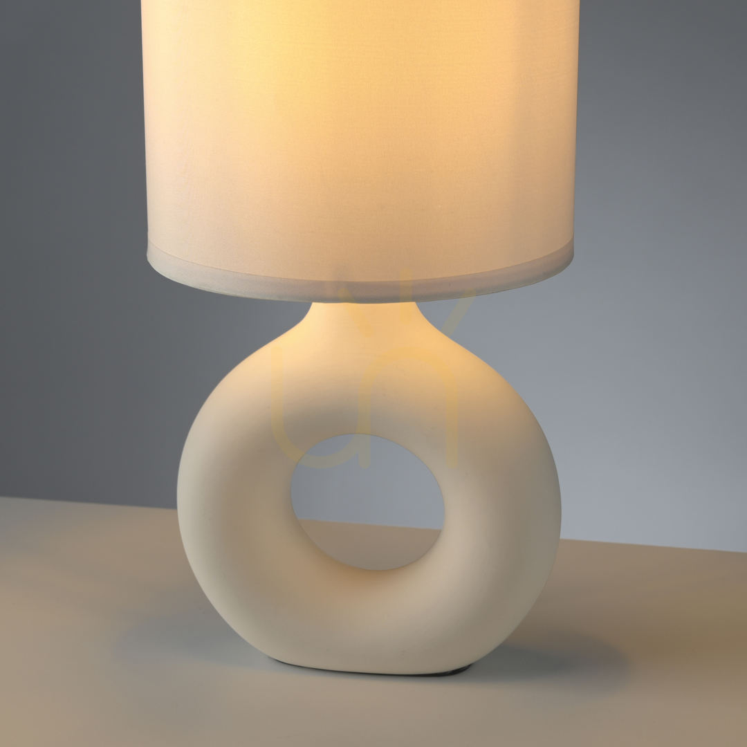 Show CARARA Table Lamp 14193-39 Beige 1xE27 CARARA Table Lamp 14193-39 Beige 1xE27