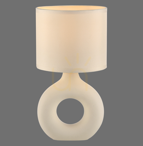 Check CARARA Table Lamp 14193-39 Beige 1xE27
