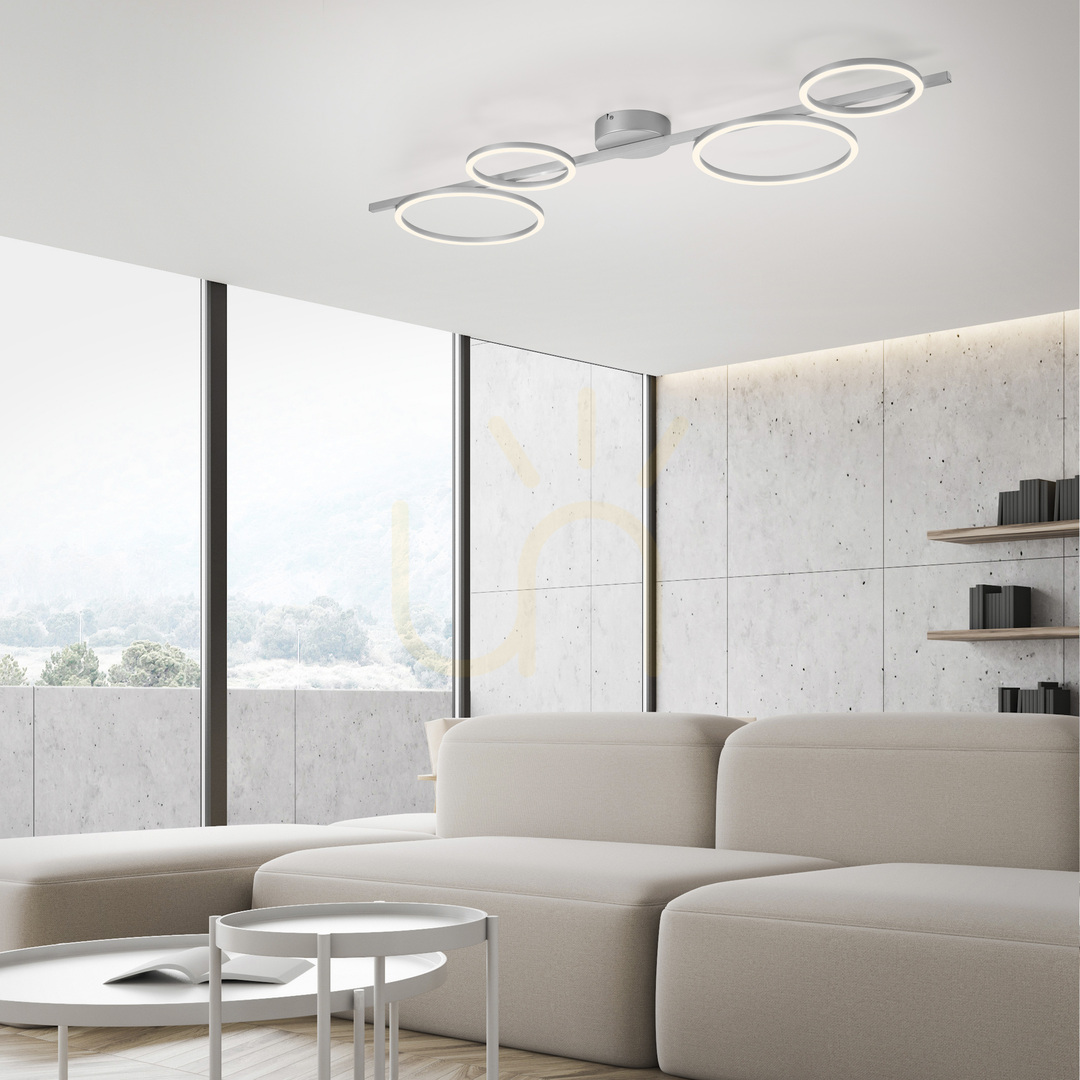 Preview Plafond MINI RITUS 14211-21 Silver 4xLED Plafond MINI RITUS 14211-21 Silver 4xLED