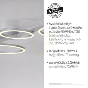 Plafond MINI RITUS 14211-21 Silver 4xLED 4 Plafond MINI RITUS 14211-21 Silver 4xLED small 4