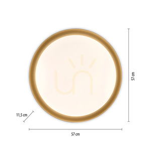 Plafond OSKO 14216-18 Black 1xLED small 8