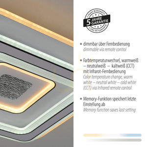 Plafond TOLAGO 14283-16 White 2xLED small 4