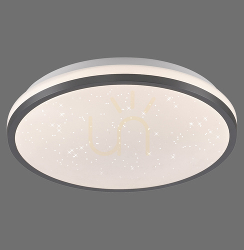 Check Plafond KYLE14293-18 Black 1xLED