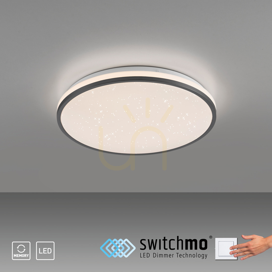 Preview Plafond KYLE14294-18 Black 1xLED Plafond KYLE14294-18 Black 1xLED