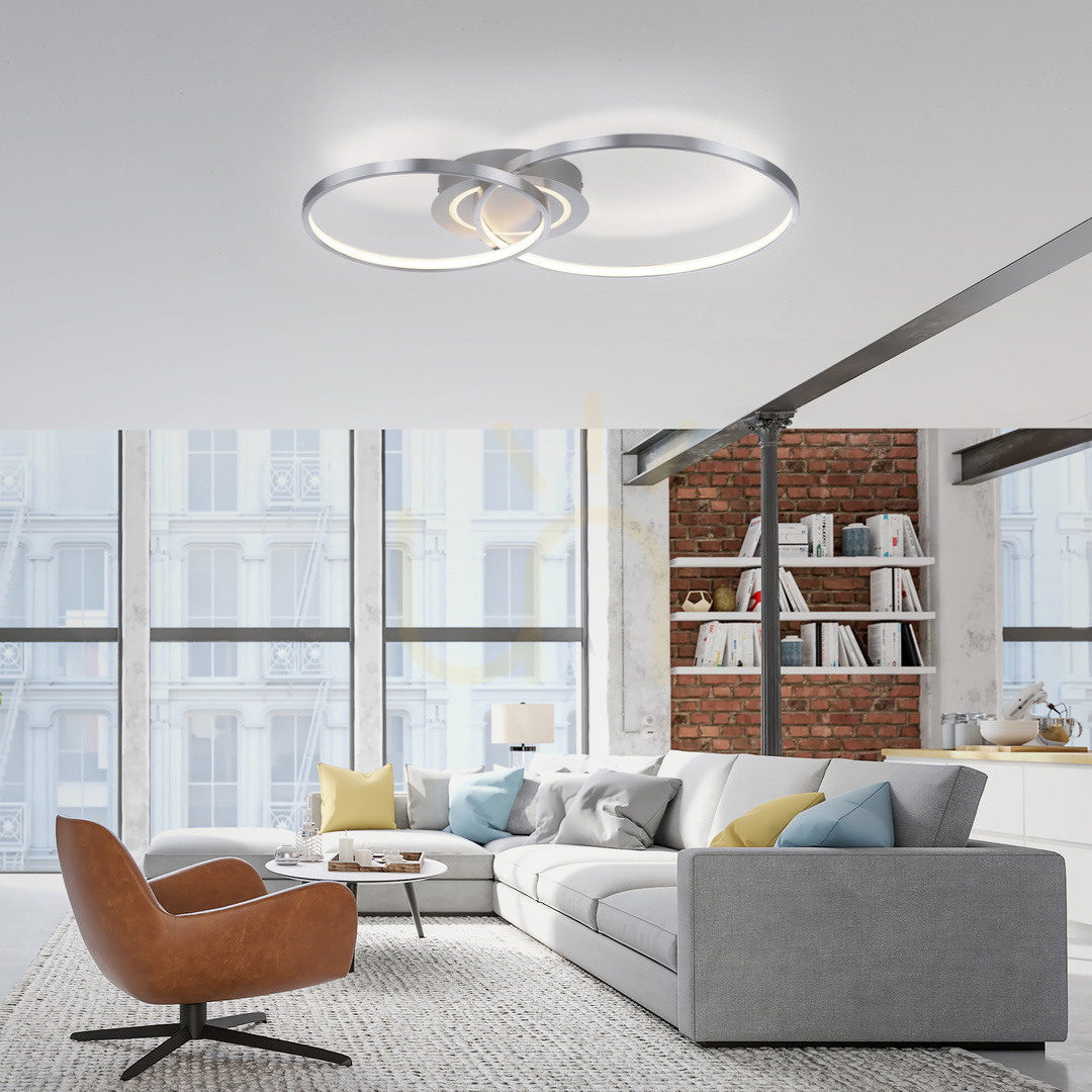 Preview ASMINA Plafond 14540-95 Silver 3xLED ASMINA Plafond 14540-95 Silver 3xLED
