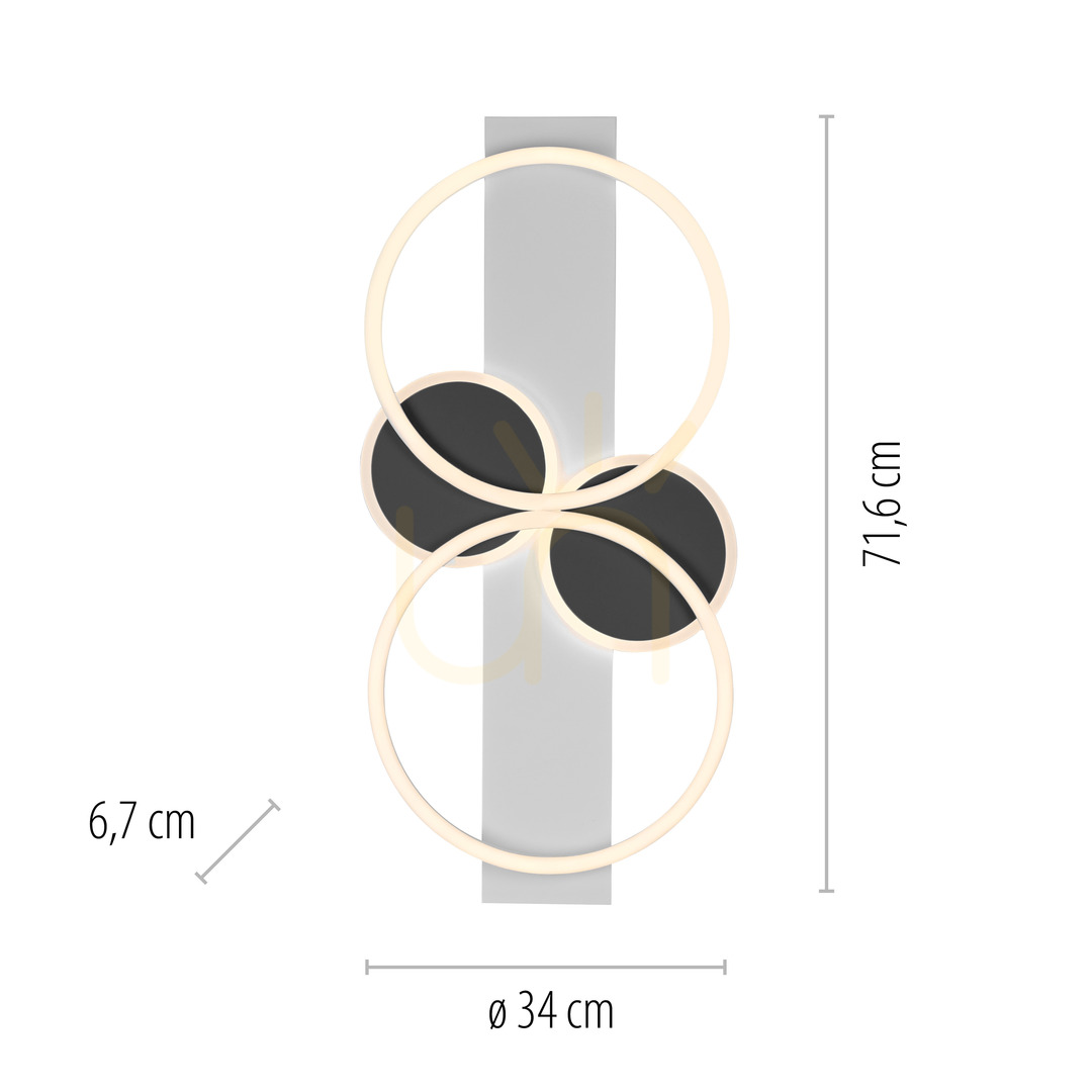 Display Plafond TROOPER 14552-16 White 4xLED Plafond TROOPER 14552-16 White 4xLED
