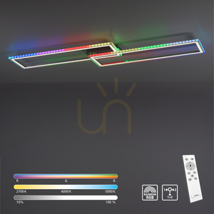 Plafond FELIX60 14635-55 Silver 2xLED small 12