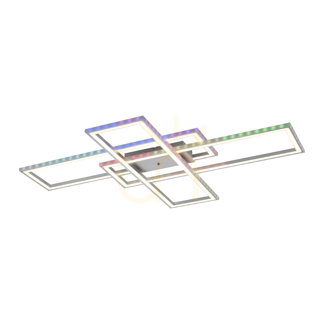 Check Plafond FELIX60 14637-55 Silver 2xLED Plafond FELIX60 14637-55 Silver 2xLED
