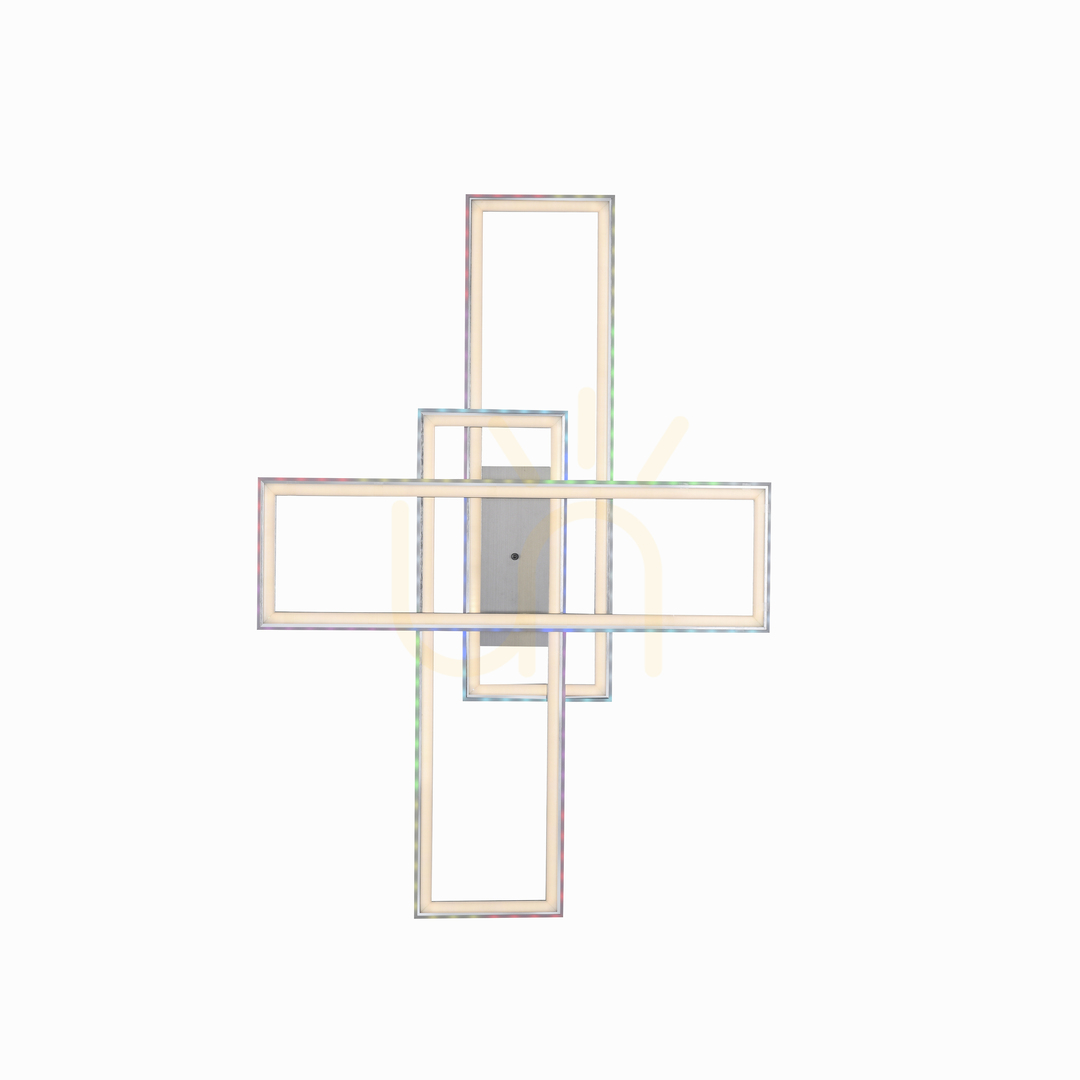 Show Plafond FELIX60 14637-55 Silver 2xLED Plafond FELIX60 14637-55 Silver 2xLED